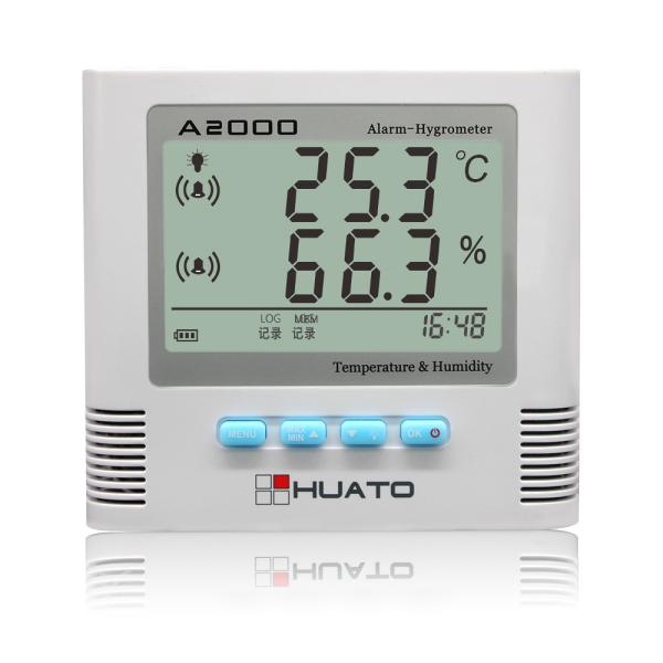 Hygromètre multi de thermomètre numérique de fonction avec la fonction alarmante de bruit/lumière