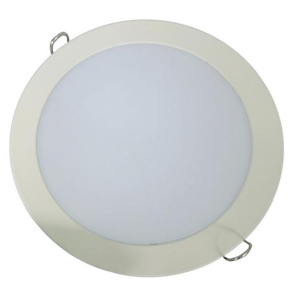 Aluminum Round Led Ceiling Panel 5W / 6W , 2700K - 6500K , Samsung LED Chips 5630
