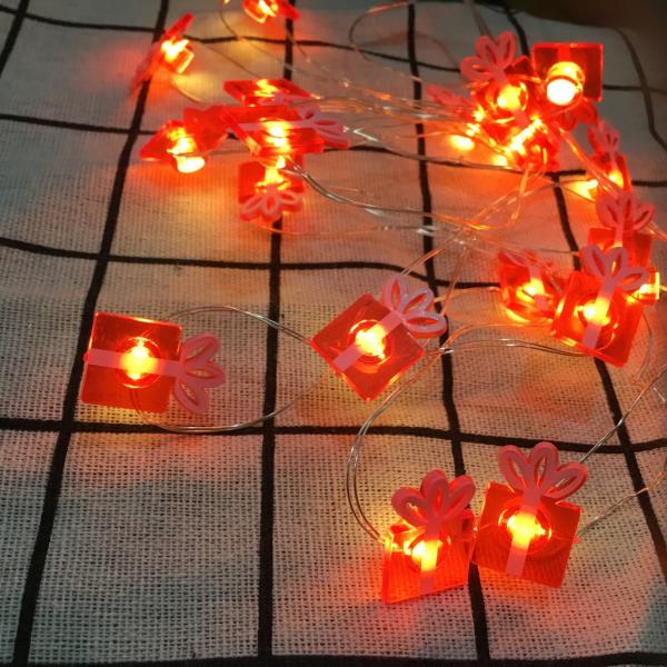 Christmas Decoration Lights 6.6 Feet 20 LEDs Indoor and Outdoor Christmas Tree Lights for Winter Holiday New Year Decor
