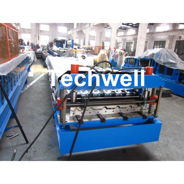 PPGI / GI Roof Roll Forming Machine , Wall Panel Forming Machine Fully Automatic