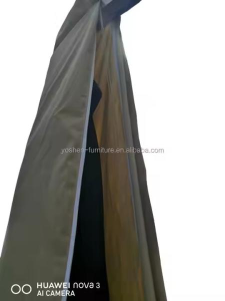 600D Waterproof High Quality Parasol Protective Covers With Zip and Operating Rod Patio Umbrella Cover