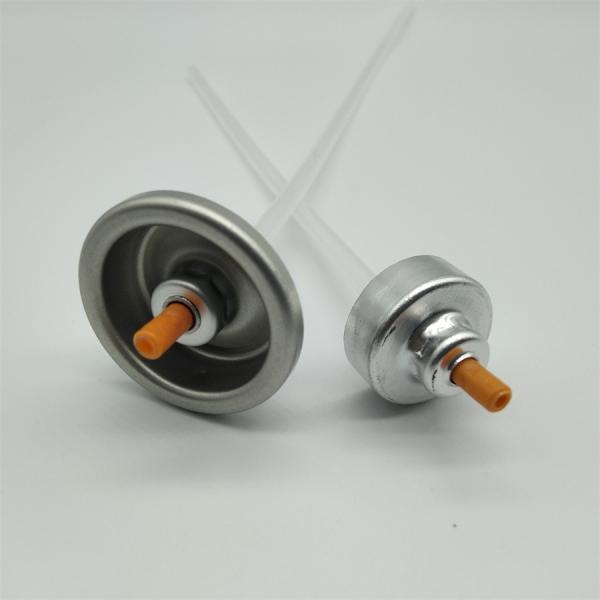 1 Inch Aerosol Spray Valve With Tinplate/ Aluminum Mounting Cup For Hair Color Sprays