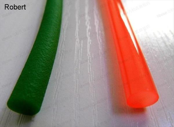 Orange Color Polyurethane Round Section Belts For Roller Conveyors Abrasion Resistance
