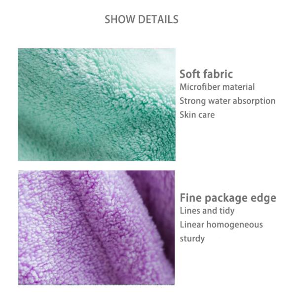 300gsm Super Absorbent Microfiber Plopping Cap / Magic Fast Drying Hair Towel