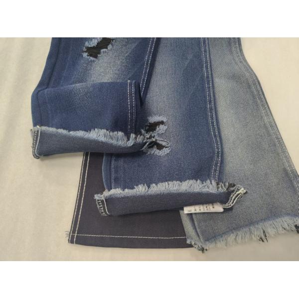 65%Cotton 12.2oz Cotton Rayon Dark Indigo 180cm Denim fabric 10x7 JSD3076B-B