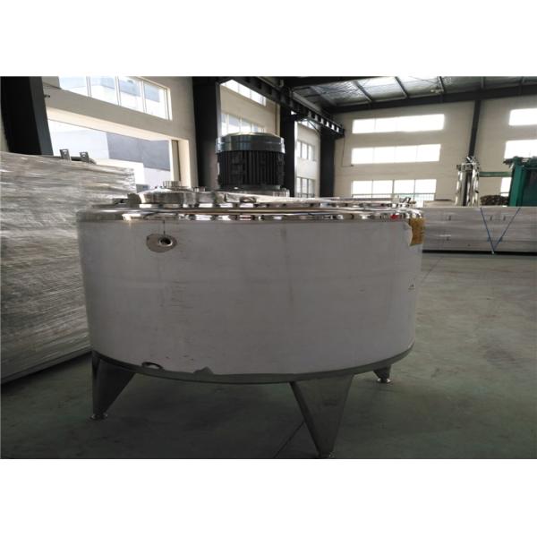 Food Grade Stainless Steel Tanks / Stainless Steel Blending Tanks For Ice Cream
