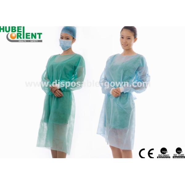 Single Use Medical SMS Isolation Gown With Long Sleeves