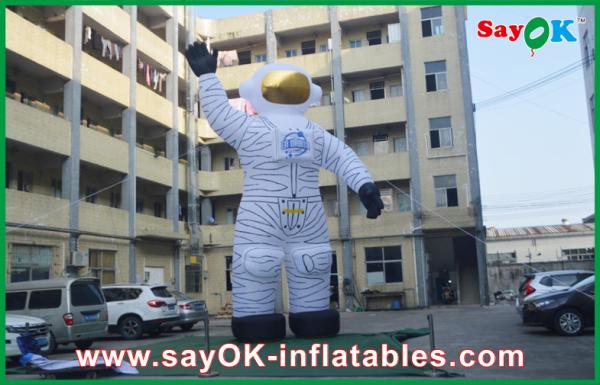 astronaute blanc d'Inflatables de vacances extérieures de tissu de 4m Oxford pour la publicité