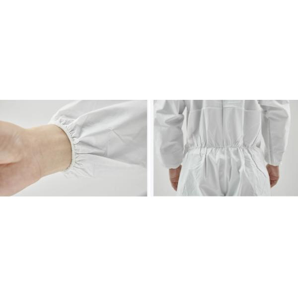 Type 5 6 Disposable Protective Coverall With Hood Microporous