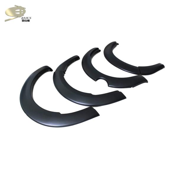 OEM Truck Wheel Flares , Matter Black Universal Fender Flares For Cars