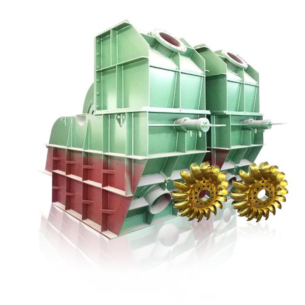 Axial Flow Pelton Hydro Turbine 1-200 MW Power Capacity From 1-200 M3/S Flow Rate