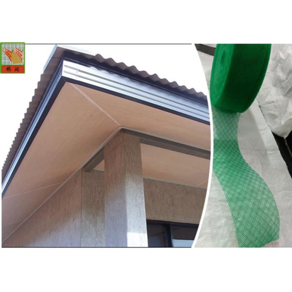 Green / Black HDPE Materials Soffit Vent Screen Mesh With Diamond Shaped Hole