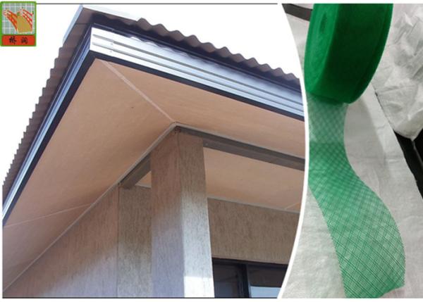 Green / Black HDPE Materials Soffit Vent Screen Mesh With Diamond Shaped Hole