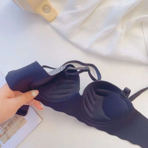 Wholesale Hot Selling Women Bra Factory Warehouse Promotion Price Solid Color Young Ladies Bra Houndstooth Stripes