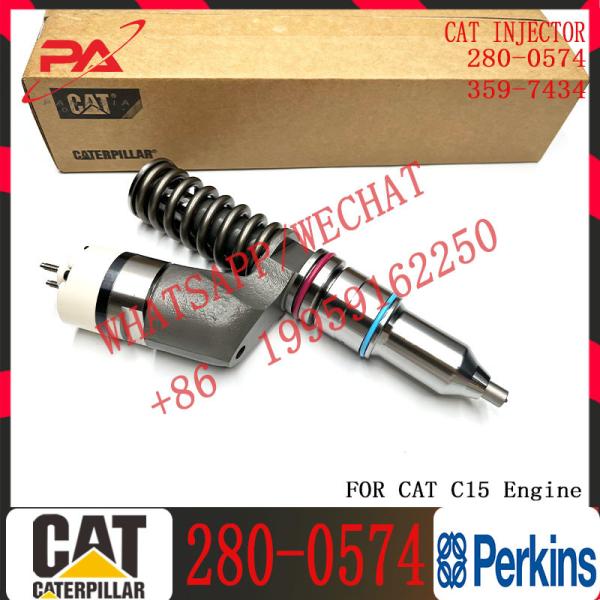 Inyector de combustible diésel de tren común 280-0574 10R-8989 359-7434 10R-0959 10R-3263 272-0630 234-1400 Para el pilar de la oruga C15