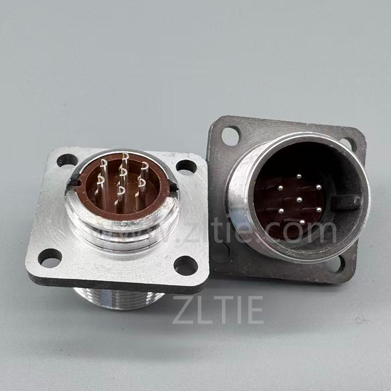 2PM-18 Series 7Pin Male Panel Socket – 2РМТ18Б7Ш1В1В