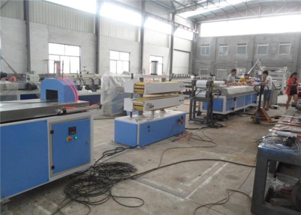 PVC WPC Window and Door Profile Production Line / PVC Plastic and Wood Foamed Profile Extrusion Machine