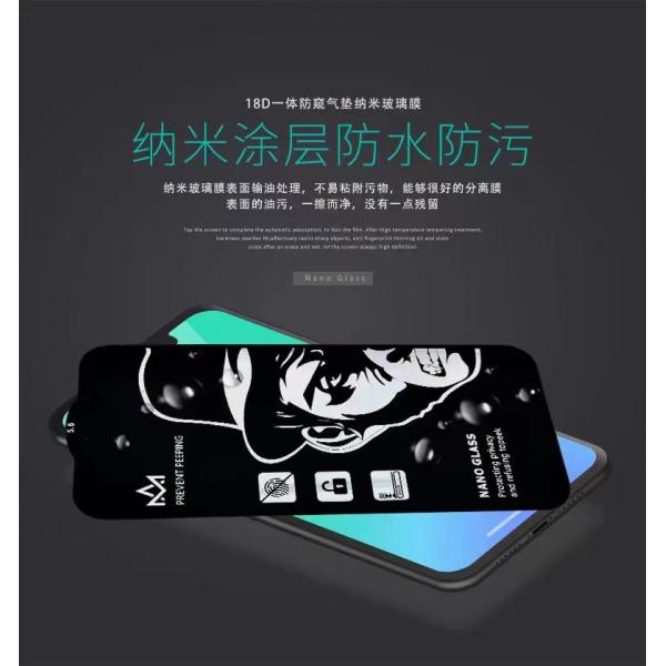 18D Screen Protector Privacy Glass Anti Broken 9H Hardness Waterproof Antifouling