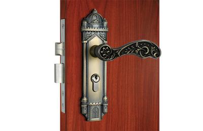Fire Proof Mortise Door Lock Antique Brass Privacy Mortise Lock