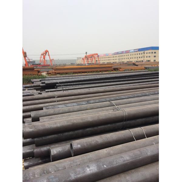 Трубопровод госпожи Кругл Безшовн черноты DIN1629 ST37 ST44 ST52 A106 A53 слабый стальной механический