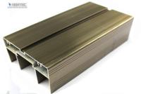 2,0 millimètres de Champagne épaisse ont anodisé les extrusions en aluminium de porte pour la porte de Silding/porte de tissu pour rideaux