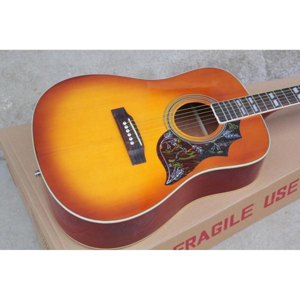 2018 New Chibson H-Bird acoustic guitar cherry red GB electric acoustic guitar Free Shipping Chinese Acoustic guitar