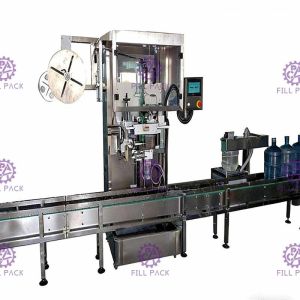 2000BPH Sleeve Labeling Machine Photoelectricity For Gallon Bottle Mouth