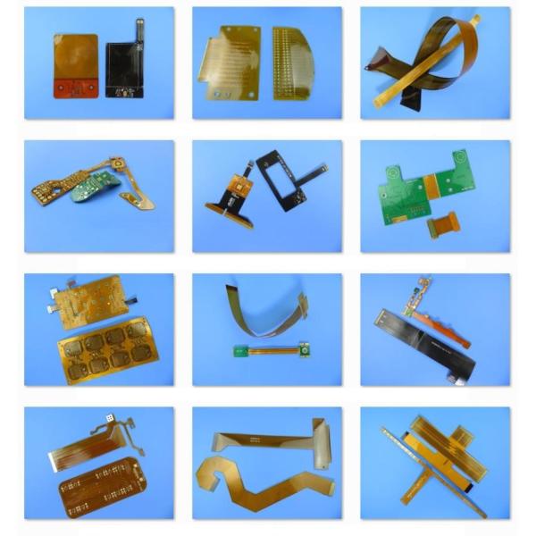 Dual Layer Flexible PCB Built On Polyimide with 2 oz Copper and Immersion Gold for Industrial Control