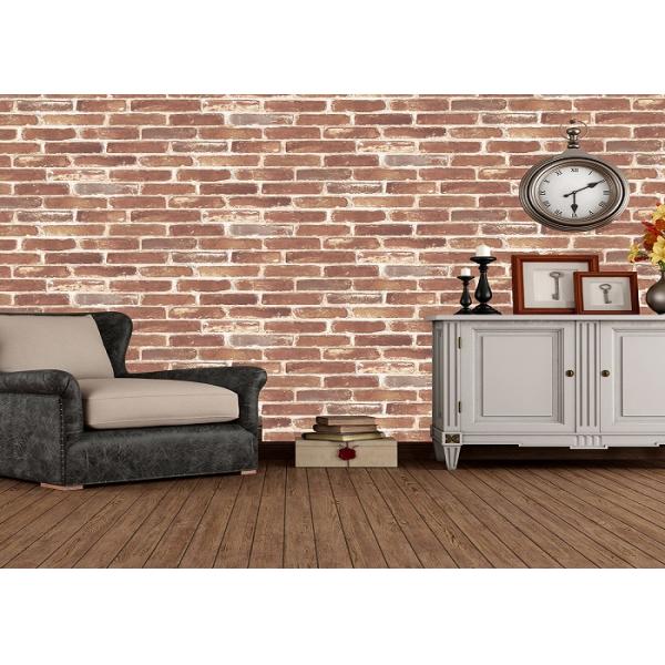 Обои кирпича магазина бака естественной пекарни живущей комнаты фрески обоев кирпича волокон завода 3Д старой промышленной горячие