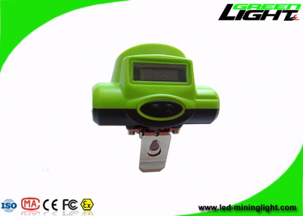 13000 Lux Cordless Led Cap Lamp , GLC-6 Hard Hat Lights 0.7W With OLED Screen