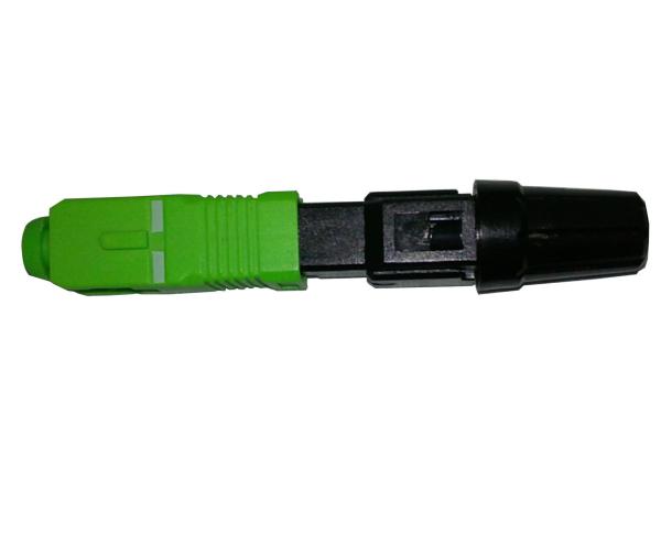 Conector rápido SM/MM das fibras ópticas do conjunto do SC verde/bege/azul