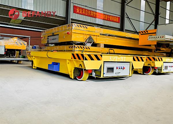 3 Tonne Electrical Rail-mounted Bogie System Transfer Vehicles