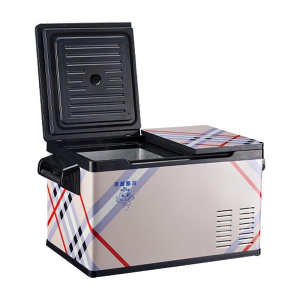 35L portable camping en plein air camion bateau caravane RV 12V 24V compresseur à courant continu mini réfrigérateur solaire