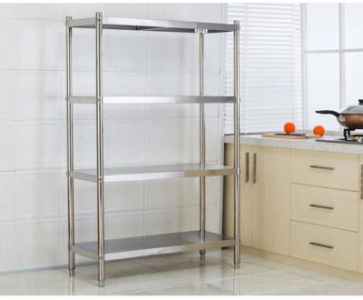 Collapsible Stainless Steel Display Racks / Storage Supermarket Heavy Duty Industrial Shelving