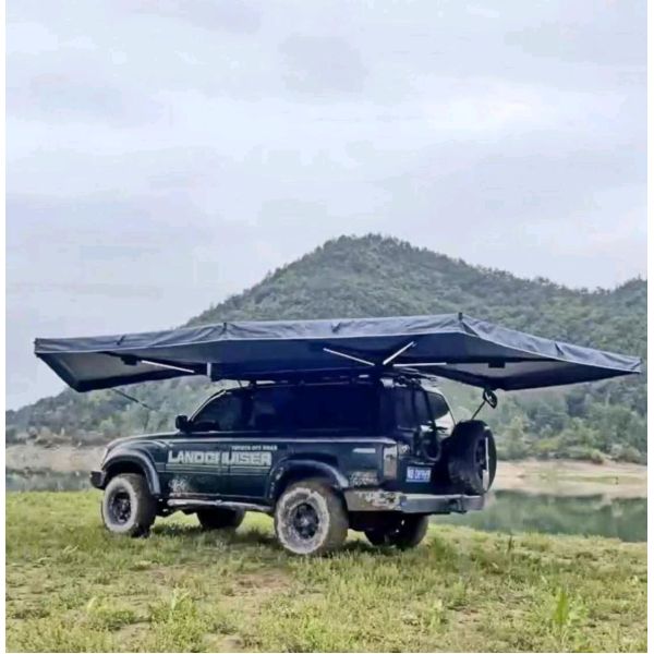 4x4 Camping Outdoor 4 Person Roof Top Tent Car Side Awning 360 Degree Awning Free Standing