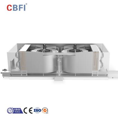 Alimento de mar enorme do congelador da espiral do dobro da capacidade que faz e que processa a máquina de congelação de Iqf