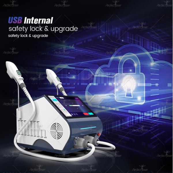 подмолаживание кожи Элайгхт машины удаления волос лазера 2500В ОПТ ИПЛ постоянное