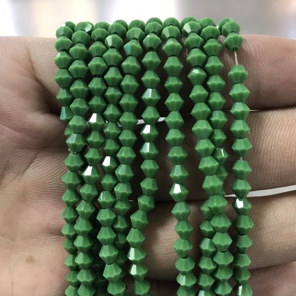 Factory Price Wholesale Bicone Beads 2/3/4/5/6/8mm Colorful Glass Bicone Crystal Beads for Jewelry Making