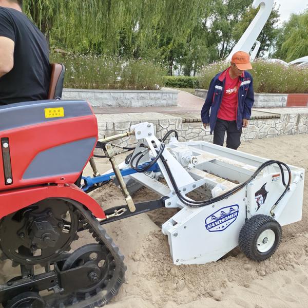 Alkaline Cleaning Beach Sweeper for Sand Cleaning The Great Beach Clean Sand Machine
