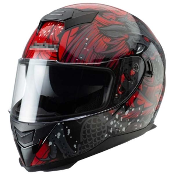 DOT Approved Full Face Helmet for Head Safety Protection Custom Venom Motorcycle Gear