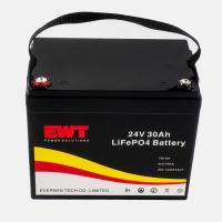 耐久性のあるLFP 24V電池,高エネルギー密度,サイクルの寿命2000サイクル