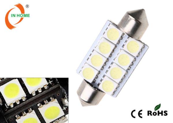 8 PCes 3 ampolas do carro do diodo emissor de luz da microplaqueta 5050, bulbo branco do festão do diodo emissor de luz 12v
