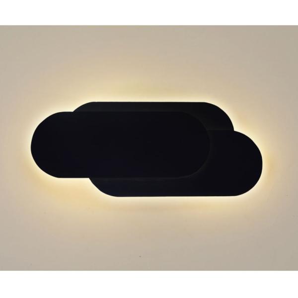 Modern Creative square wall lamp living room staircase bedroom bedside Black/white wall light(WH-OR-259)