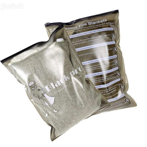 Custom Printed Clothing Zipper Packaging Bags For Clothing Brands
