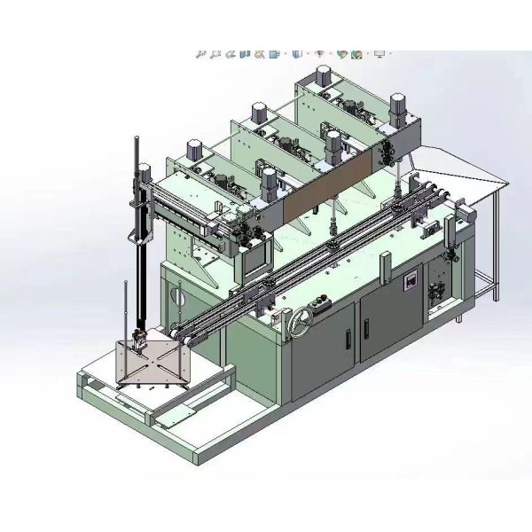 3 Head Full Automatic Grinding Machine for High Speed Melamine Dinnerware Polishing