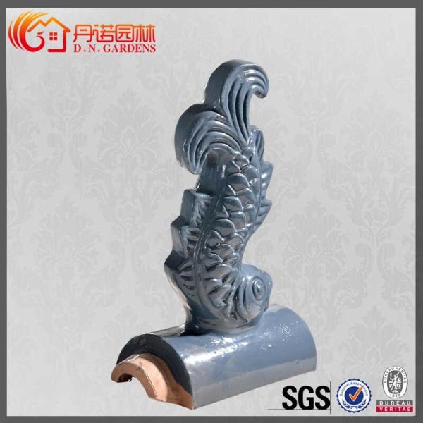 Glossy Chinese Roof Ornaments Handmade Buddhist Antique Chinese Roof Tile Figures