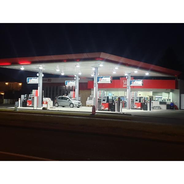 взрывозащищенные света сени СИД бензозаправочной колонки 160lm/w с Luxeon 5050 привели