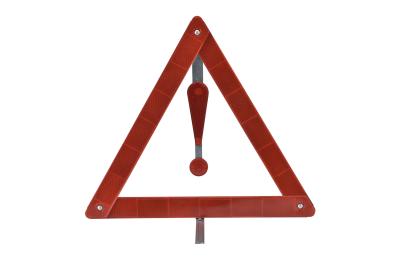Plastic , Iron Material Emergency Triangle Reflectors With Exclamation Mark