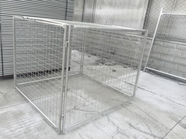 4mm Hot Dipped Galvanized Rubbish Cage Metal Garbage Cage Tube 32mm*1.5mm