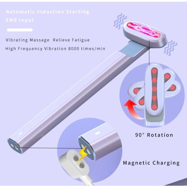 Personal Health Care 155*18.3*23.4 mm Rotation Microcurrent Ems Eye Massager Pen Wand